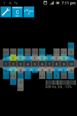 Harmonica tuner android App screenshot 3